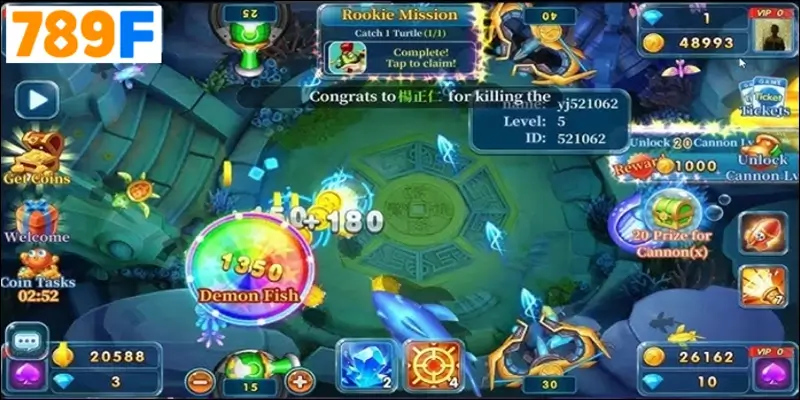 Đại dương số lung linh trong Combo Fishing - nơi chiến thuật và may mắn song hành Đại dương số lung linh trong Combo Fishing - nơi chiến thuật và may mắn song hành