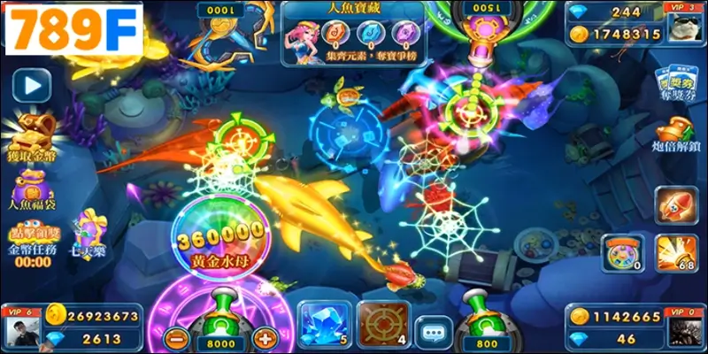 Jackport Fishing Sức hút khó cưỡng từ game bắn cá của 789 F 3 Trải nghiệm bắn cá đỉnh cao cùng cộng đồng game thủ tại 789F